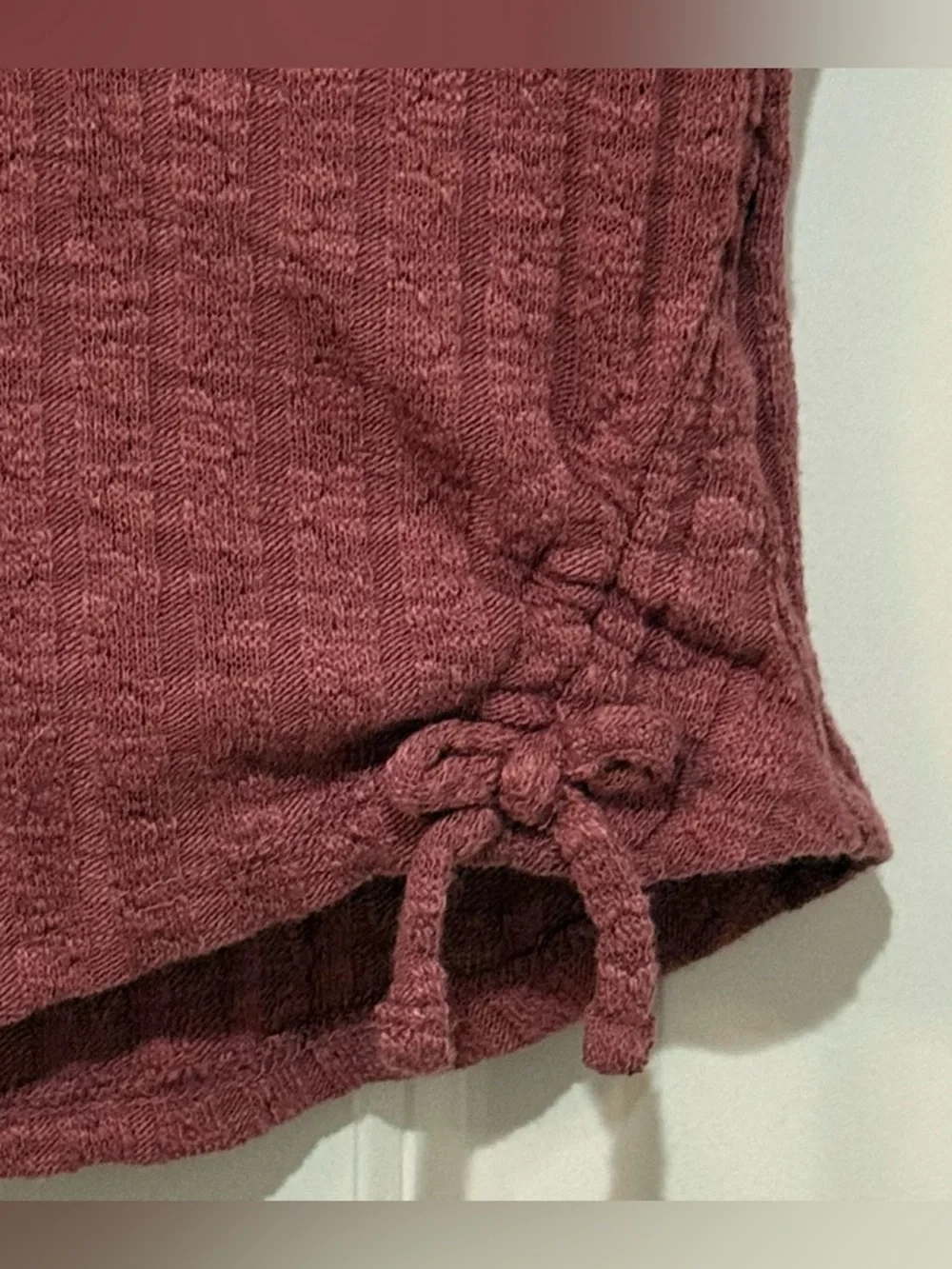 OshKosh B'gosh Ribbed Long Sleeve Top - Maroon